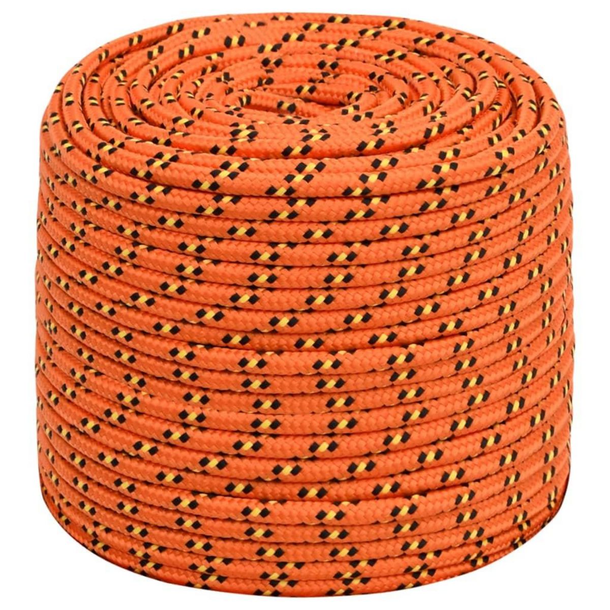 VIDAXL Corde de bateau Orange 6 mm 50 m Polypropylene