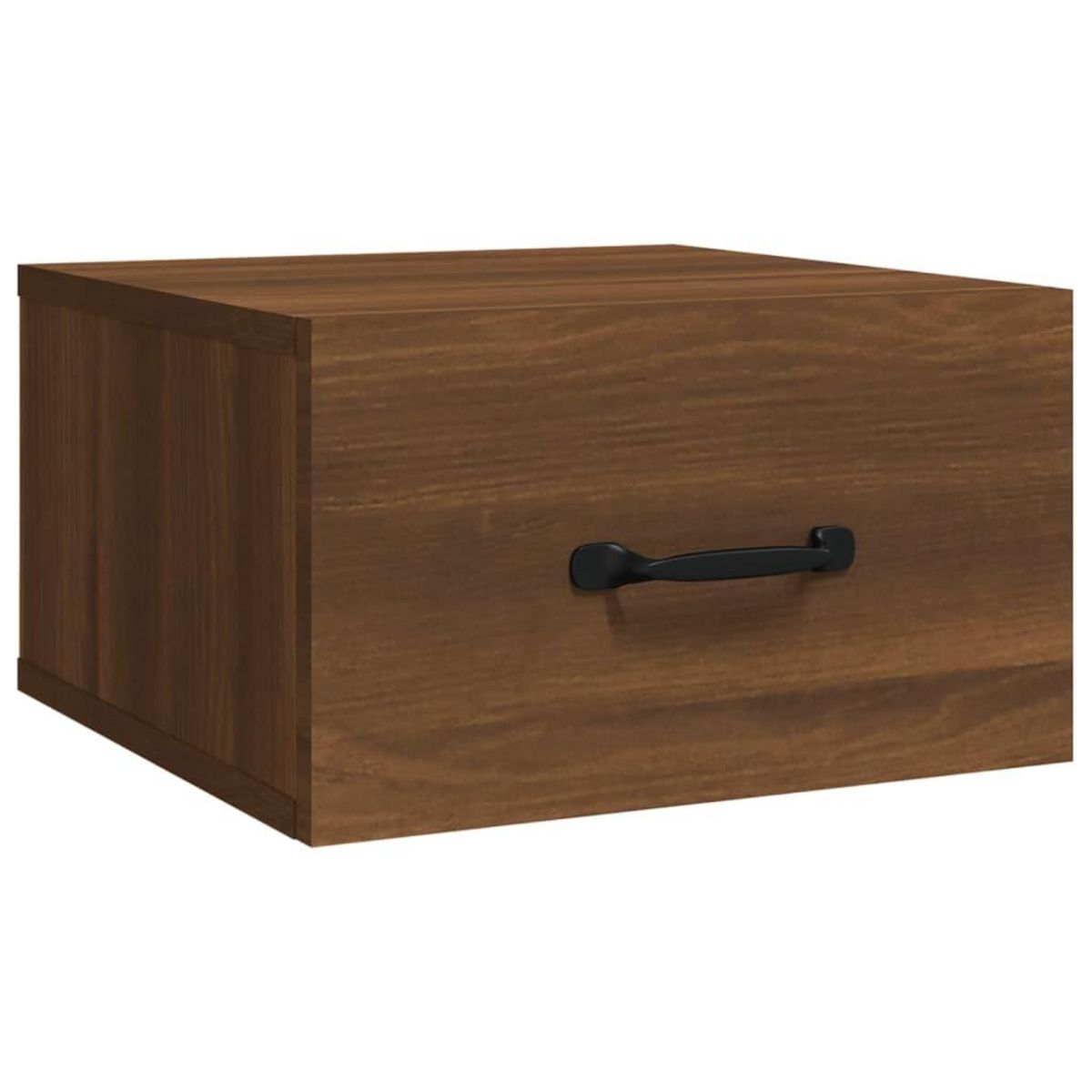 VIDAXL Table de chevet murale Chene marron 35x35x20 cm