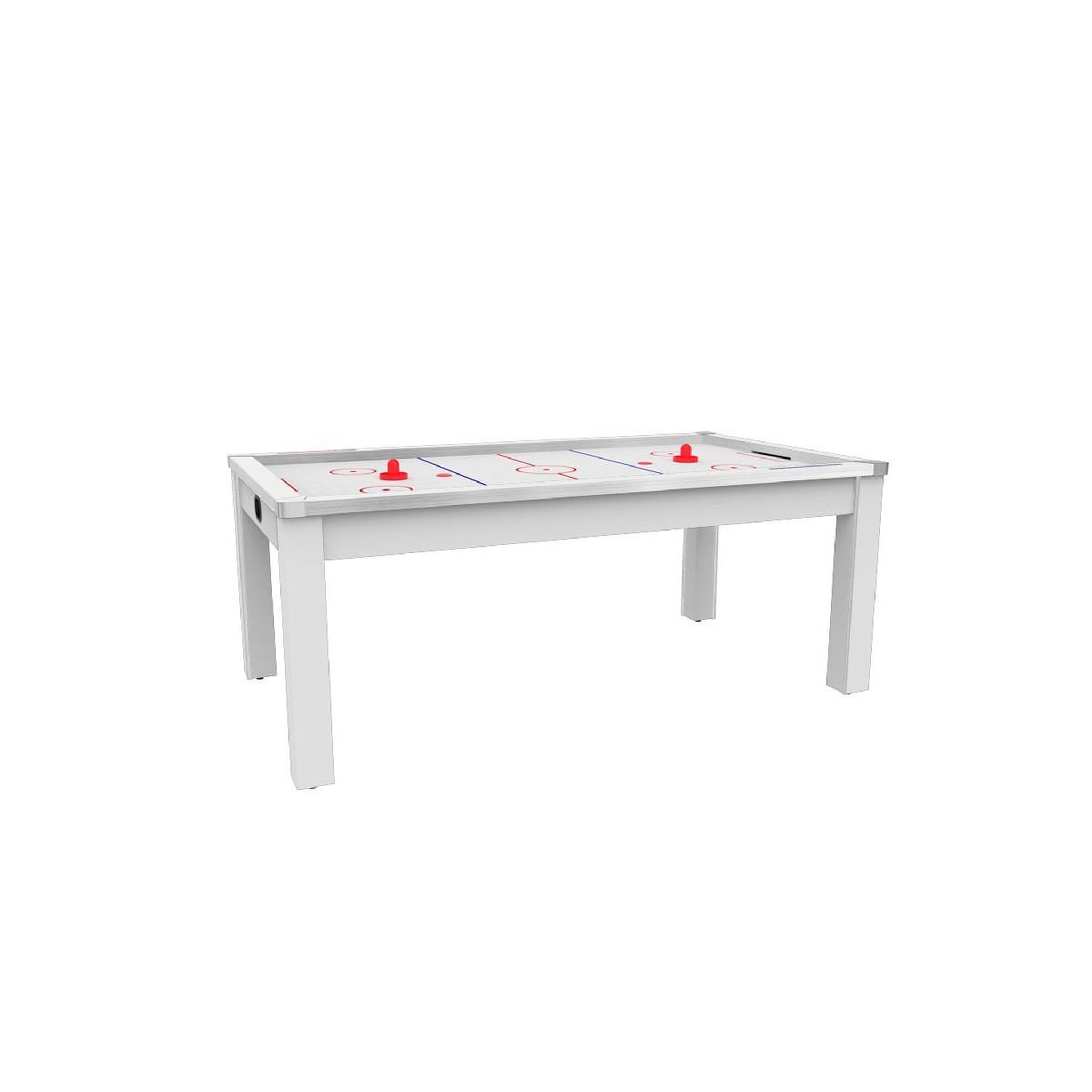 Voir la diapositive 5 : DE FAUGERES Table de Air Hockey Convertible  Calgary  213cm Blanc