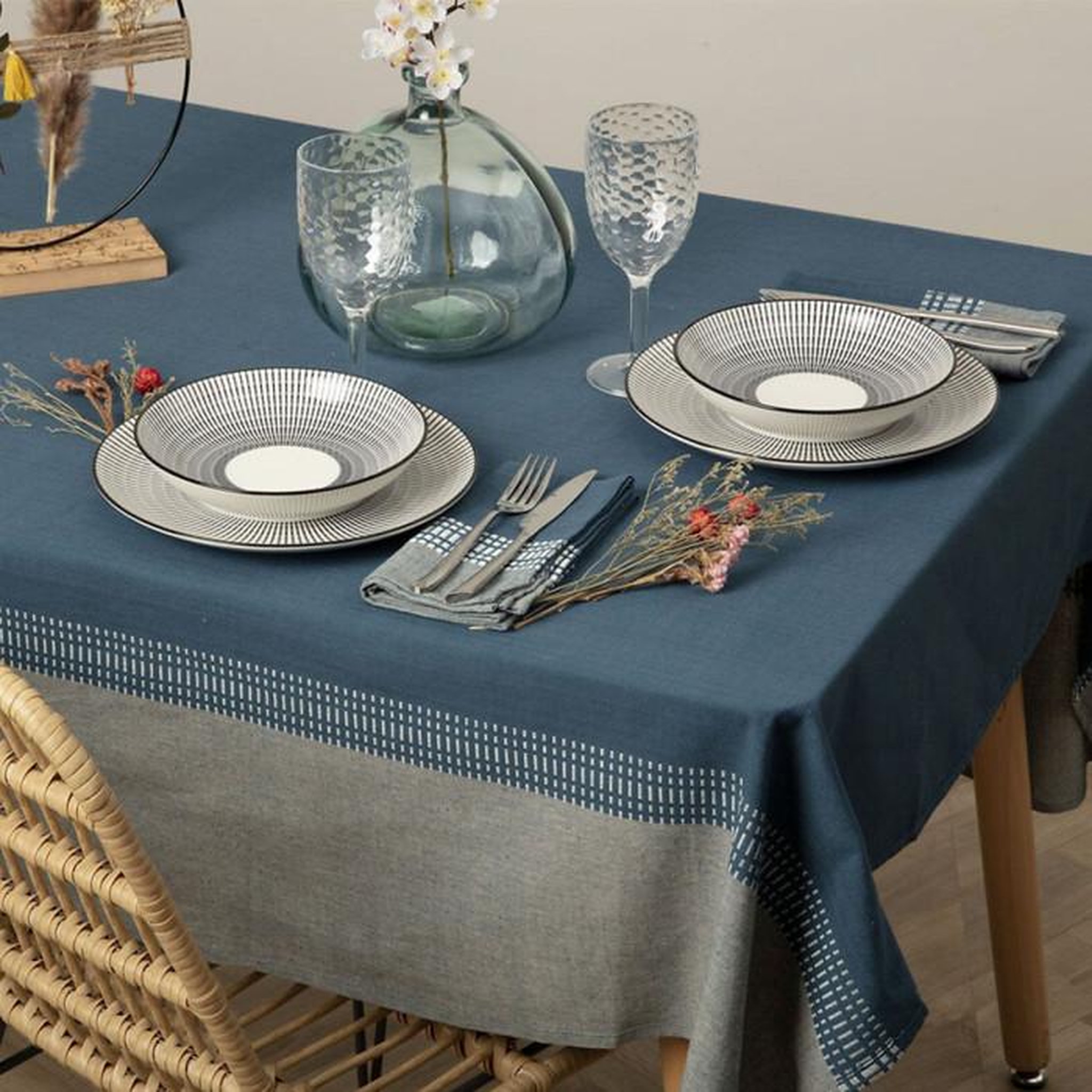 Voir la diapositive 3 : ATMOSPHERA Nappe d'intérieur en coton