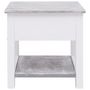 Voir la diapositive 3 : VIDAXL Table d'appoint Gris 40x40x40 cm Bois de Paulownia
