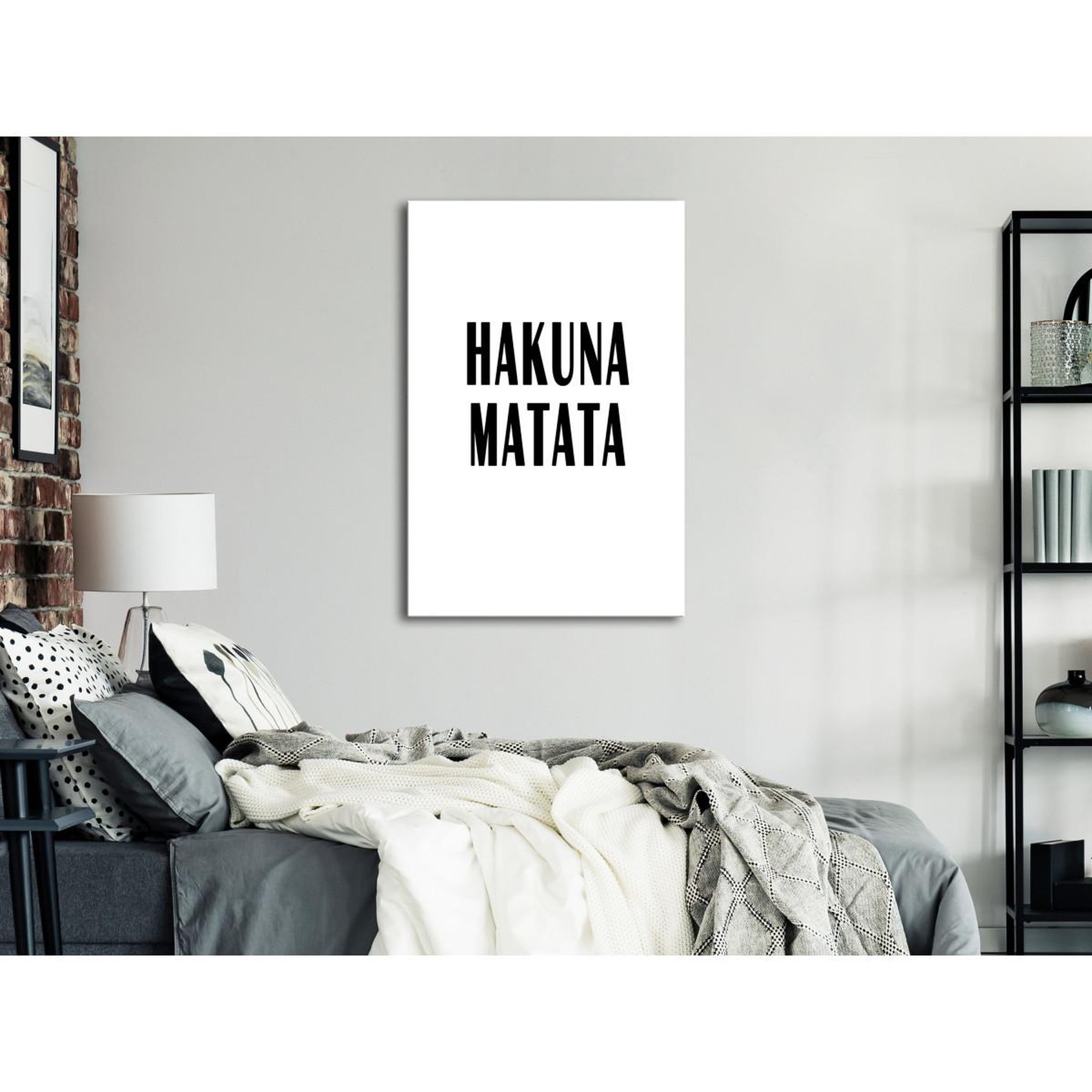 Voir la diapositive 2 : Paris Prix Tableau Imprimé  Hakuna Matata