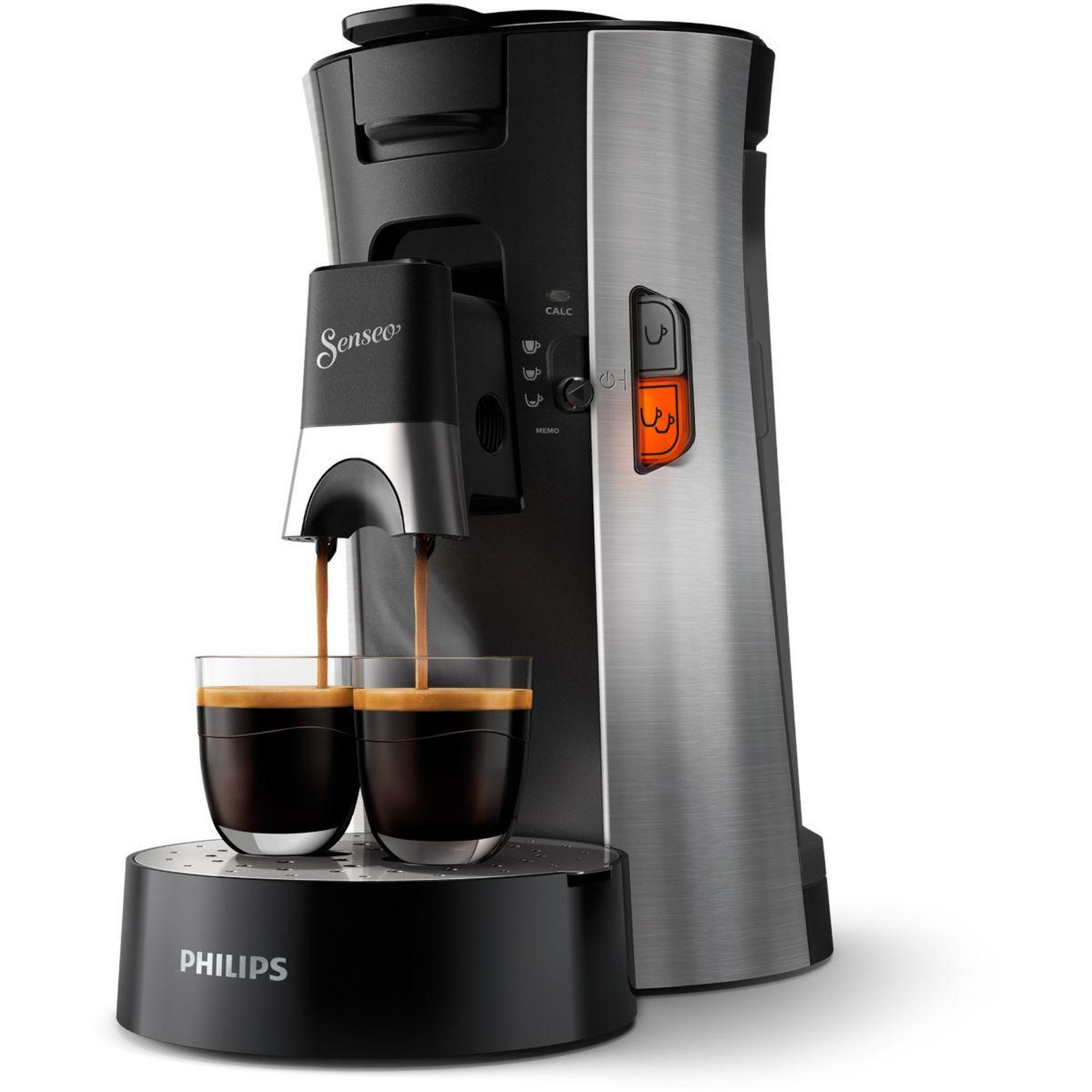 Voir la diapositive 2 : Philips Senseo Select CSA250/11 acier brossé