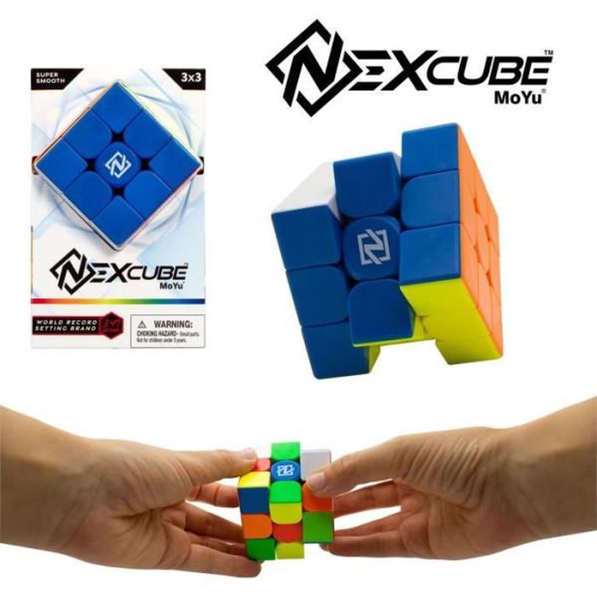 Voir la diapositive 3 : GOLIATH Puzzle Cube Nexcube 3x3 + 2x2 Classic - MoYu - Multicolore - Extérieur - Neuf