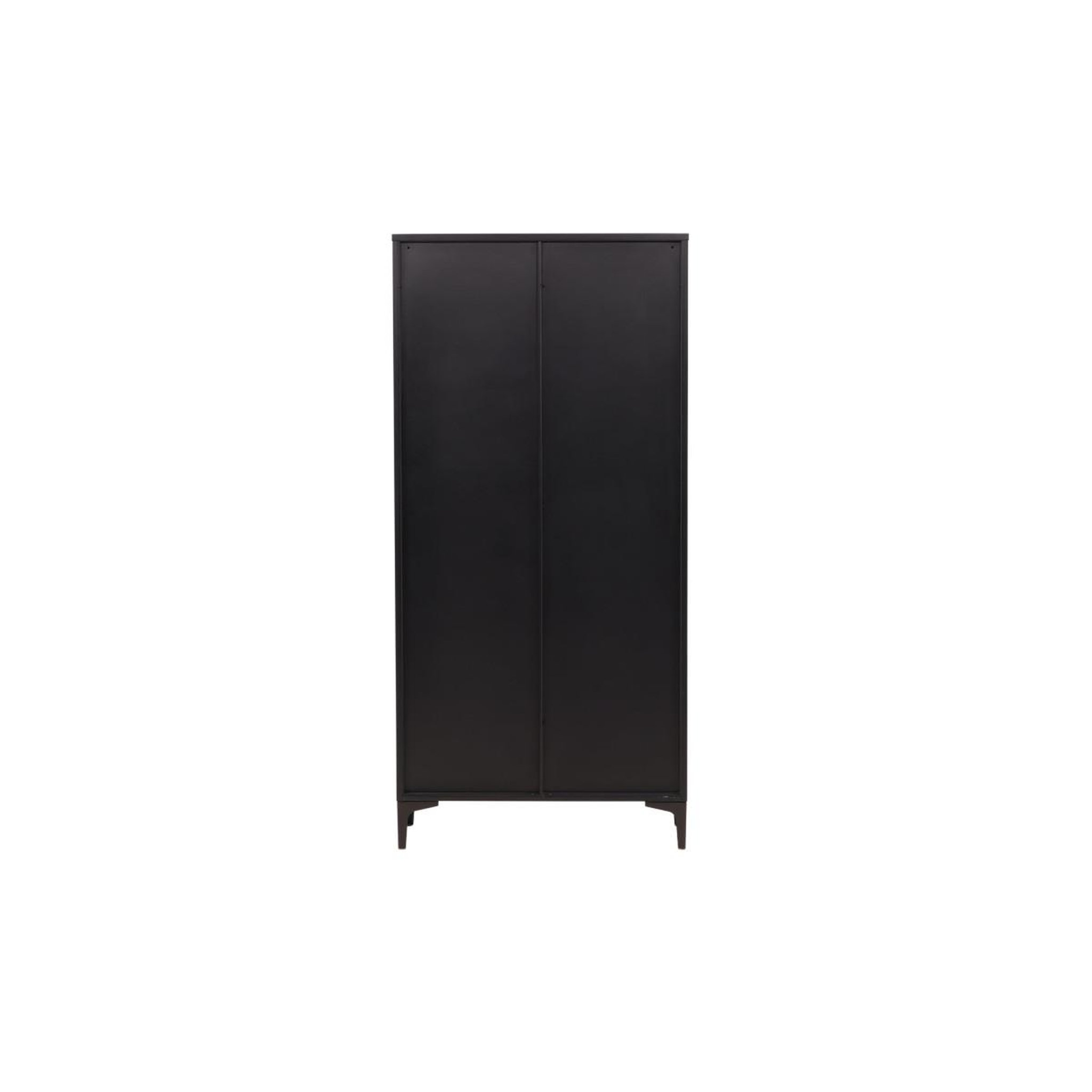 Voir la diapositive 5 : Paris Prix Vitrine 2 portes  piring  190cm noir