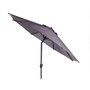 Voir la diapositive 3 : HESPERIDE Parasol droit rond Loompa Ardoise - 3 m - Hespéride