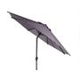 Voir la diapositive 3 : HESPERIDE Parasol droit rond Loompa Ardoise - 3 m - Hespéride