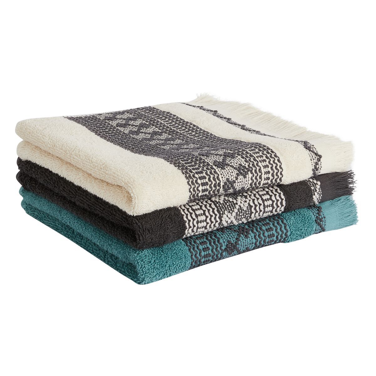 ACTUEL Drap de bain fantaisie en coton  450 g/m² ZANZIBAR