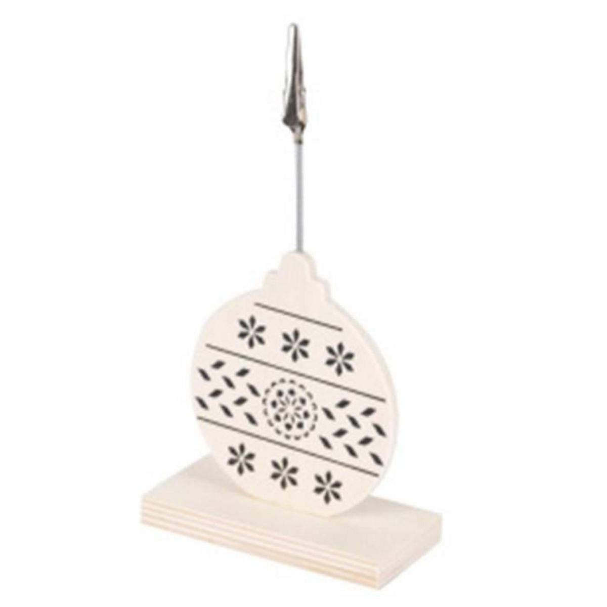 Paris Prix Clip Porte Nom de Noël  Nordic Boule  Naturel