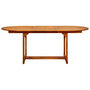 Voir la diapositive 4 : VIDAXL Table de jardin 200x100x75 cm Bois d'acacia massif