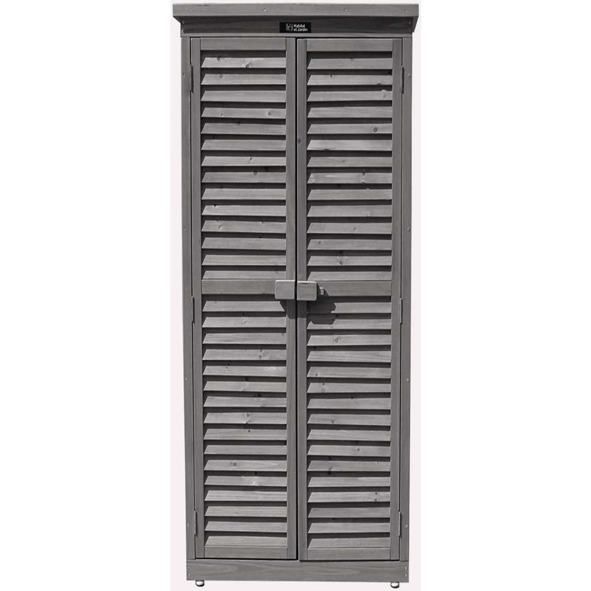 Voir la diapositive 2 : Habitat et Jardin Armoire de jardin  space  - 87 x 46.5 x 160 cm - anthracite
