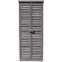 Voir la diapositive 2 : Habitat et Jardin Armoire de jardin  Space  - 87 x 46.5 x 160 cm - Anthracite