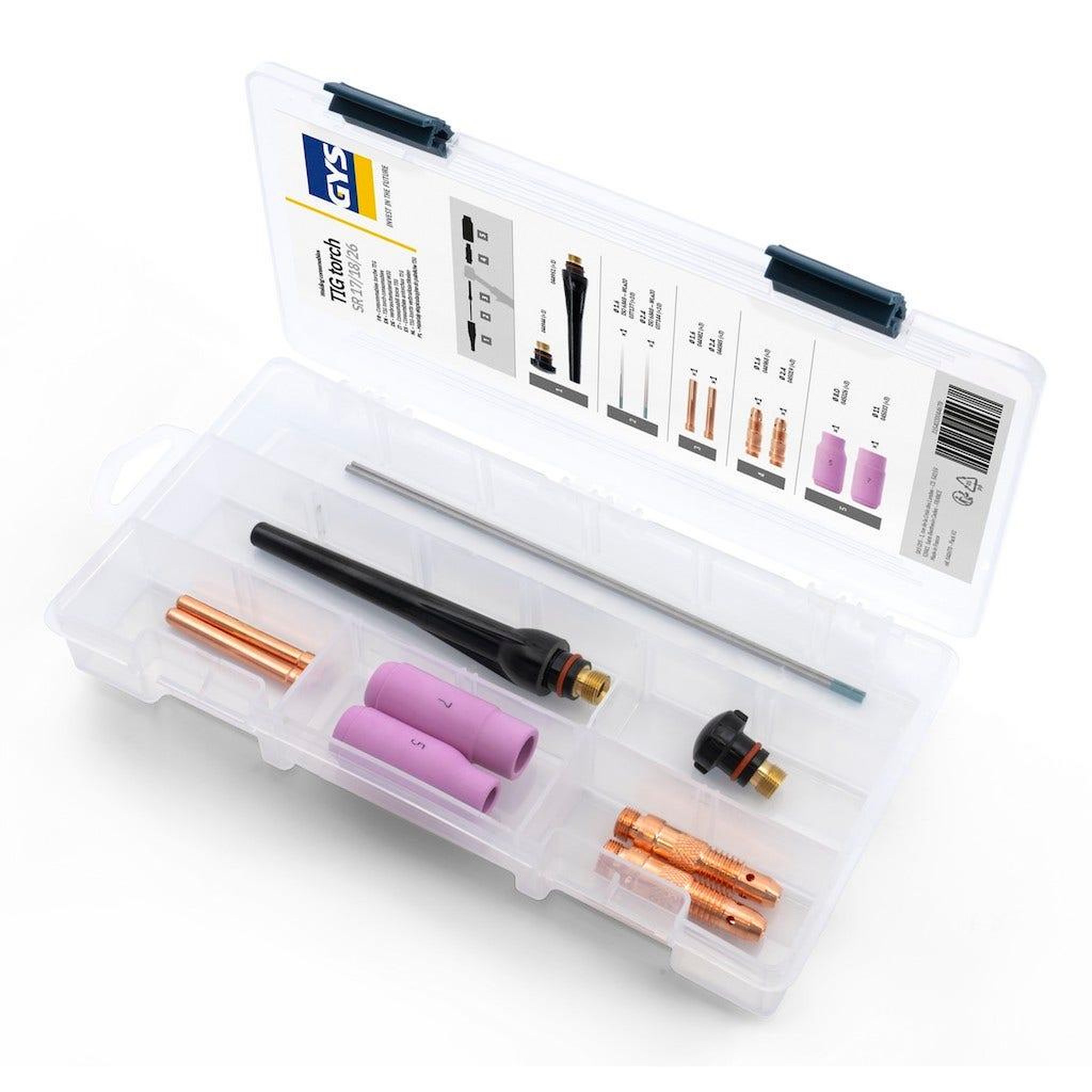 GYS Coffret consommables tig sr17 sr18 sr26