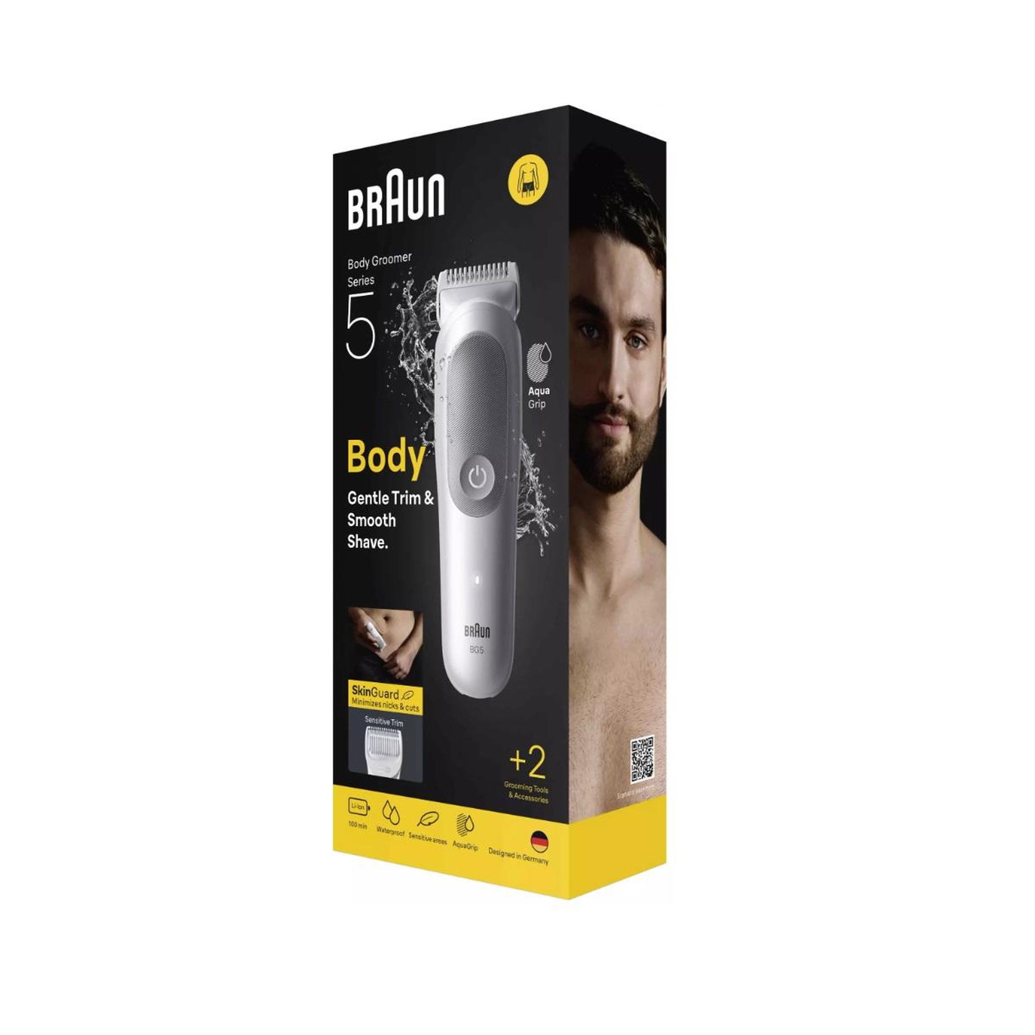 Voir la diapositive 3 : BRAUN Tondeuse corps rechargeable - BG5500