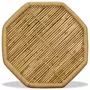 VIDAXL Table basse bambou octogonale 60 x 60 x 45 cm