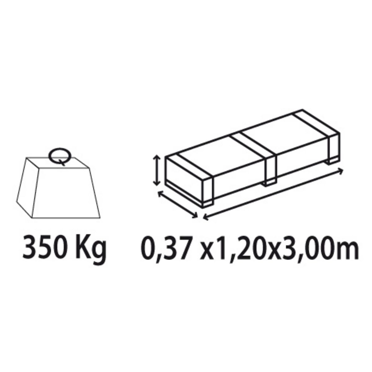 Carport bois traité Yaraka / 13,10 m²