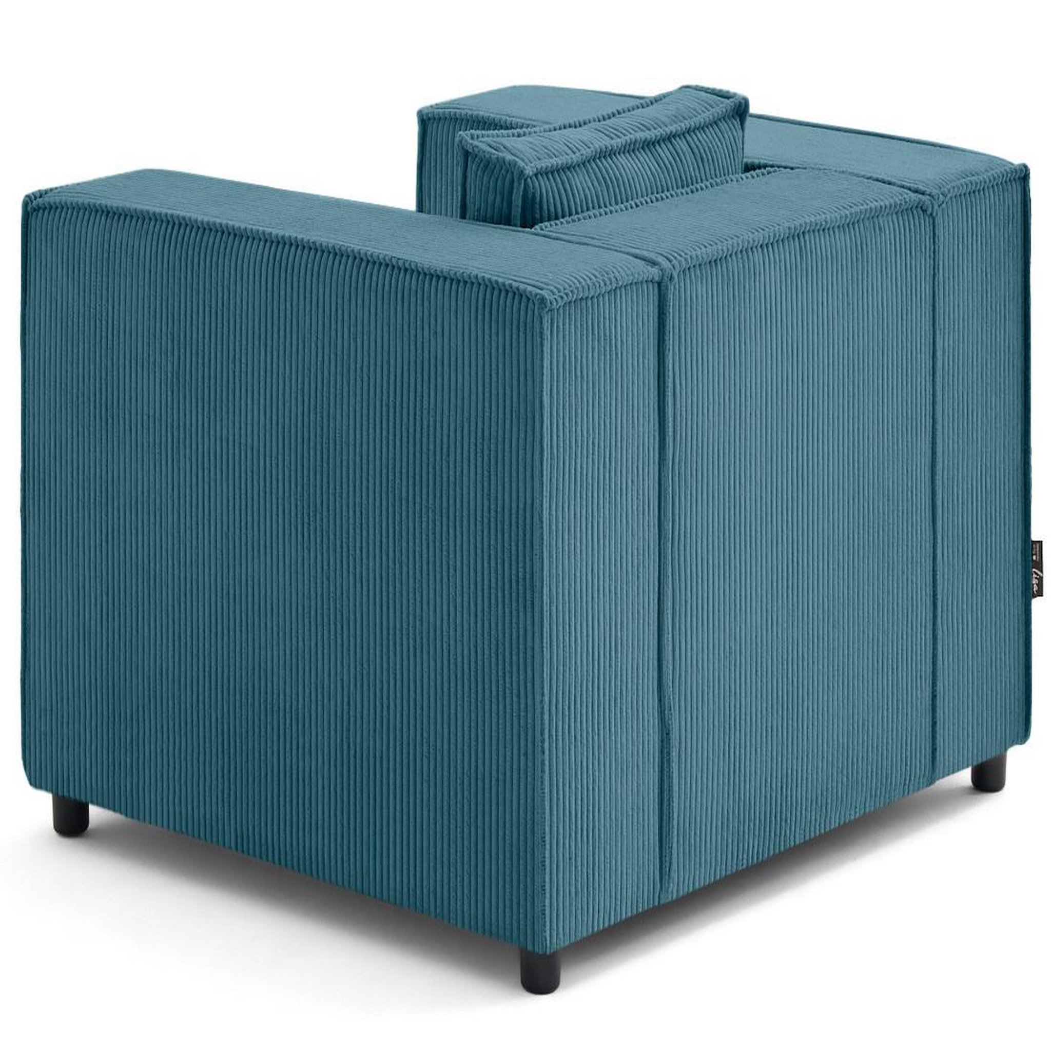 Voir la diapositive 4 : LISA DESIGN Stella - fauteuil en velours côtelé