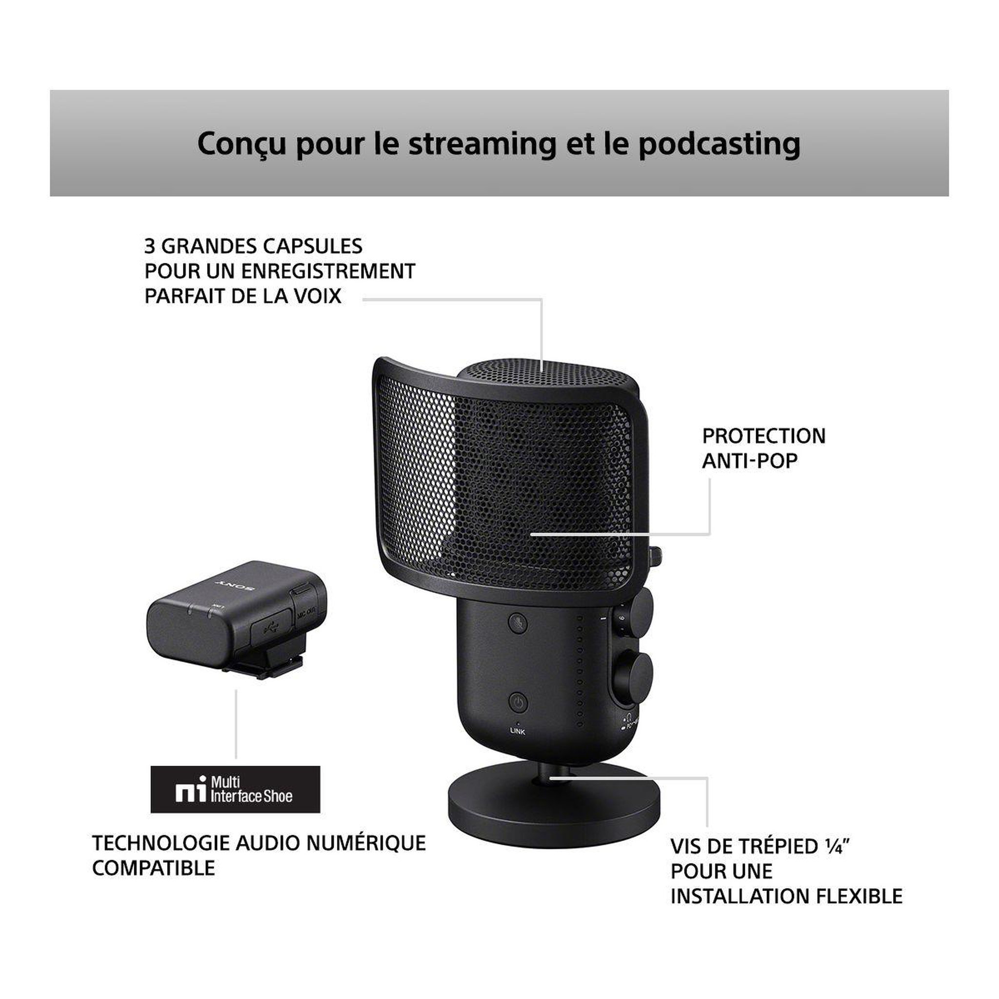 Voir la diapositive 3 : SONY Micro Micro digital streaming & podcast