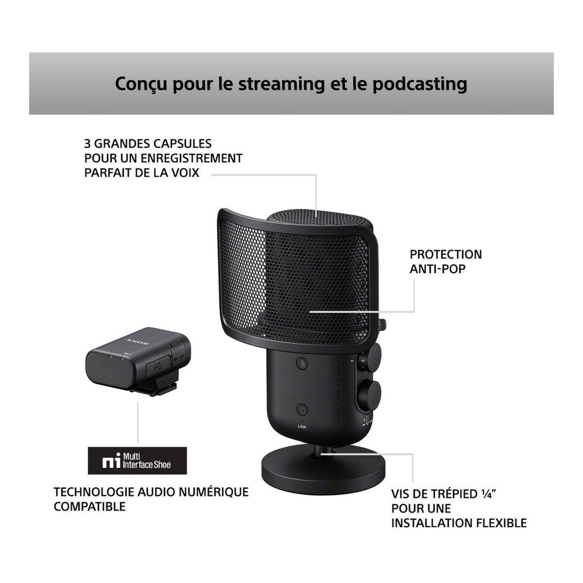 SONY Micro Micro digital streaming & podcast
