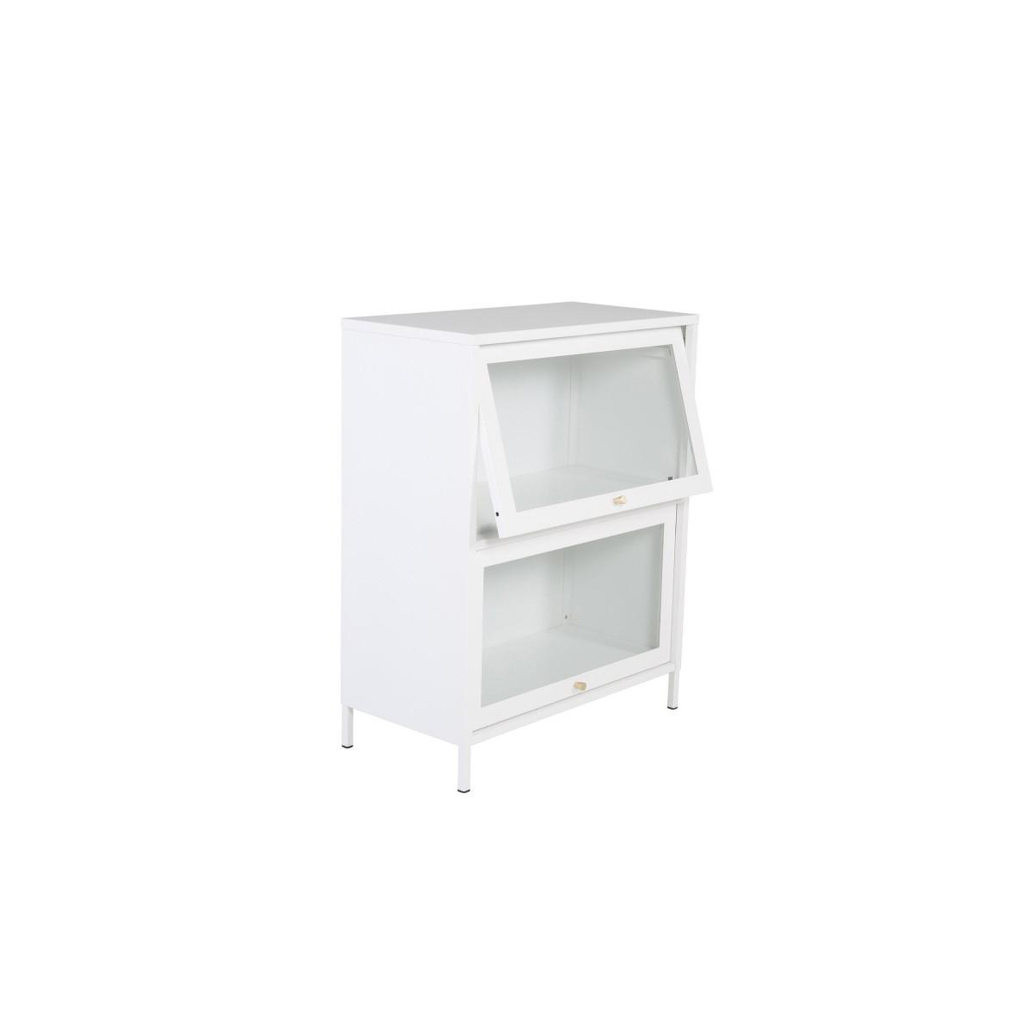 Voir la diapositive 3 : Paris Prix Vitrine 2 portes  bakal  100cm blanc