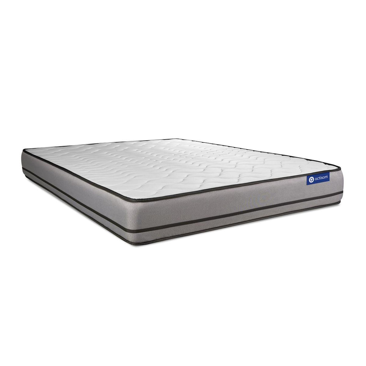 ACTISOM Matelas ACTIFLEX 140x190cm RESSORTS ENSACHES 3zones de confort