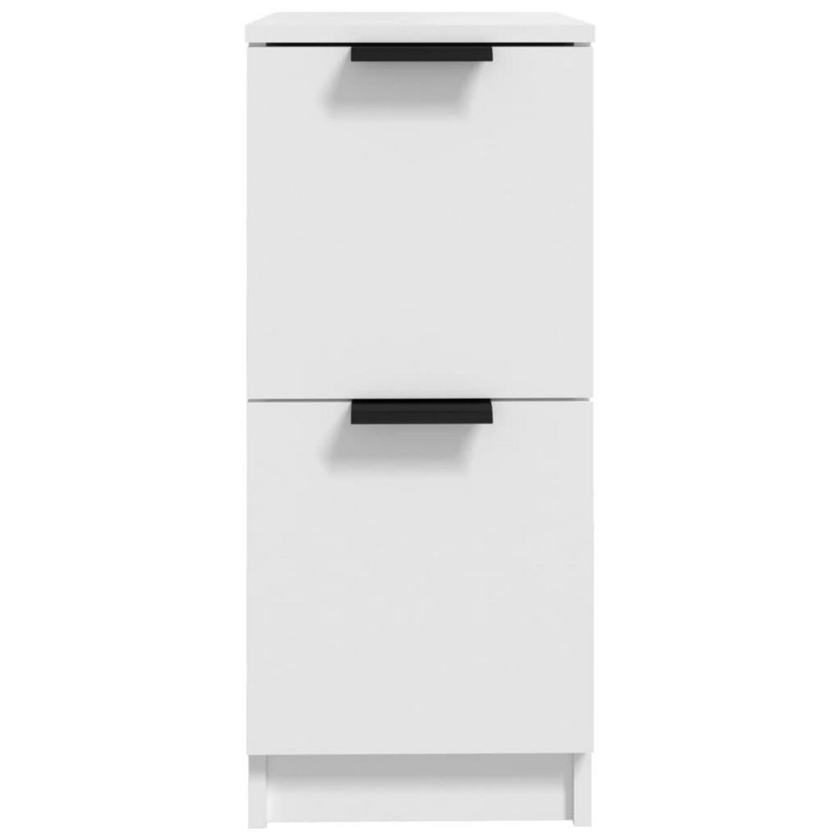 VIDAXL Buffet Blanc 30x30x70 cm Bois d'ingenierie