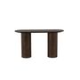 Voir la diapositive 5 : Paris Prix Console Design Nervuré  Bianca  130cm Marron