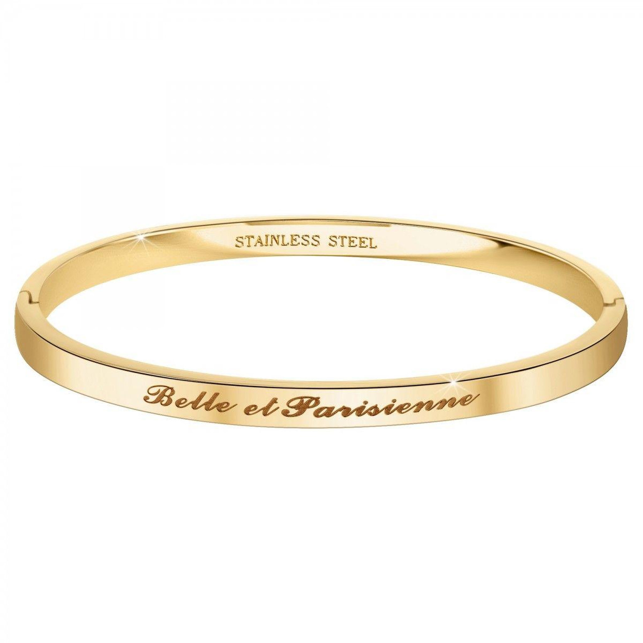 SC CRYSTAL Belle et Parisienne - Bracelet SC Crystal en Acier Finement doré