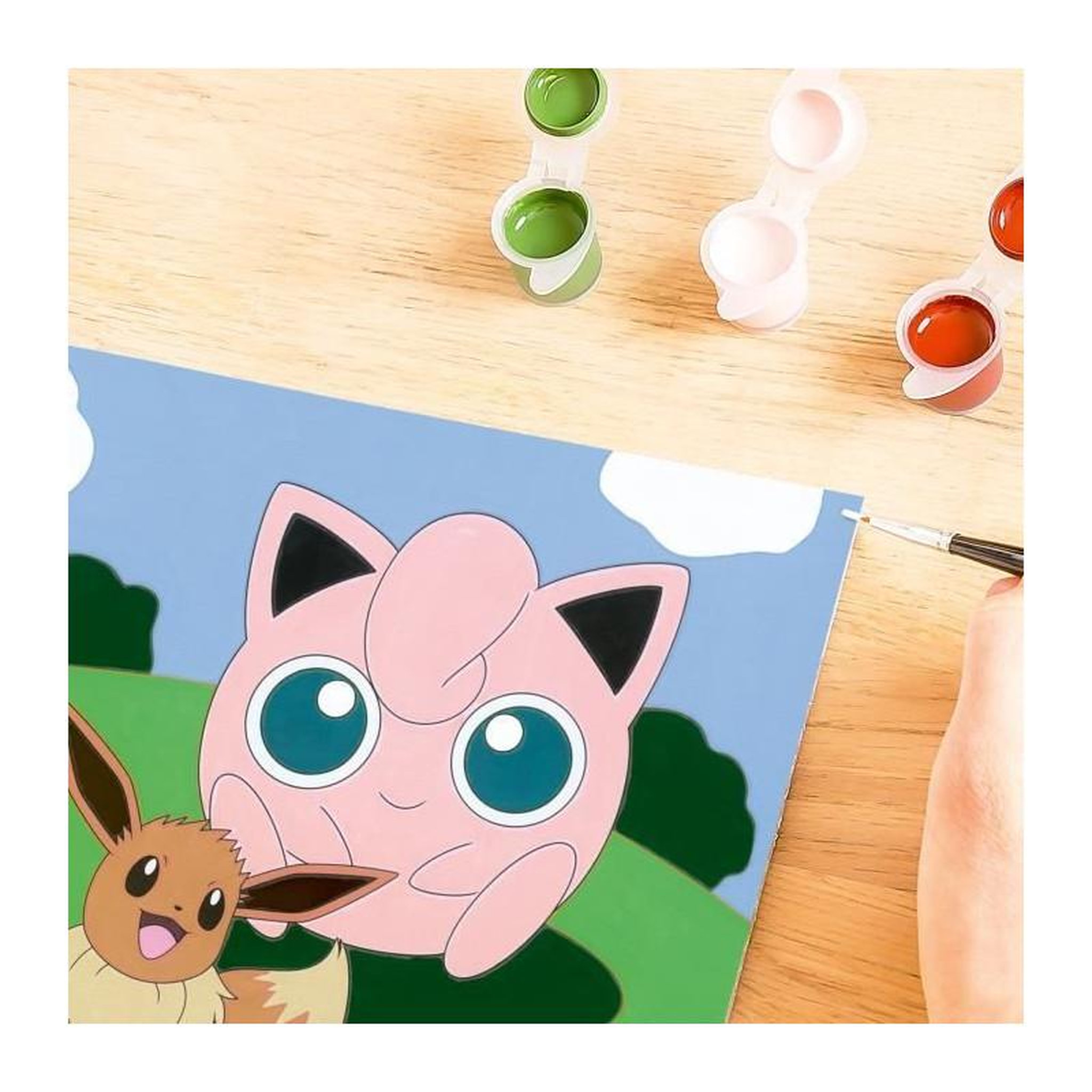 Voir la diapositive 6 : RAVENSBURGER CreArt Kids 18x24cm Pokemon, Kit de peinture par numéros Numéro d'Art, Des 7 ans, 25839, Ravensburger