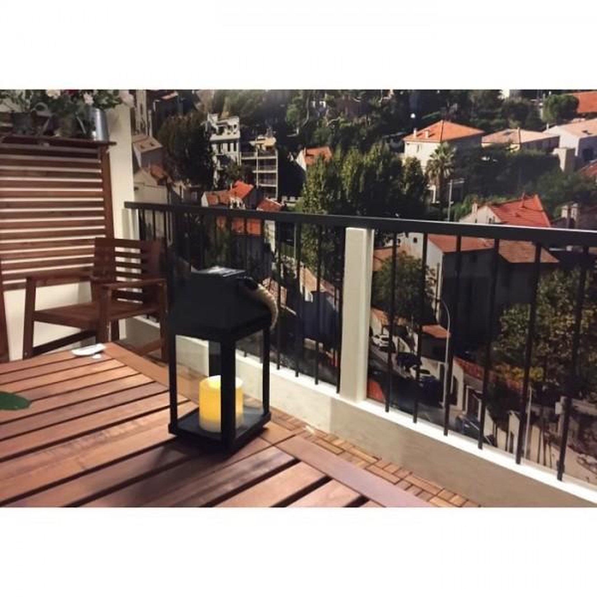 Voir la diapositive 4 : Lumisky Lanterne solaire LED - LUMISKY - Ø13,5x30,2cm - Blanc chaud - Pour l'intérieur et l'extérieur