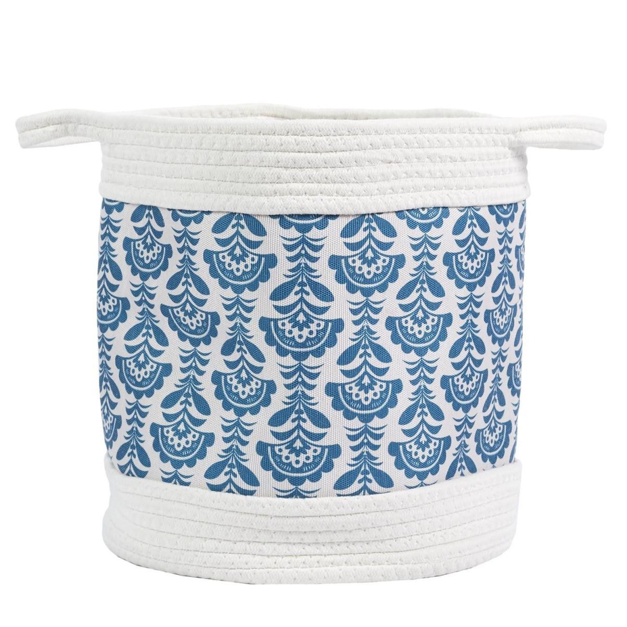 Voir la diapositive 2 : The Home Deco Factory Lot de 3 paniers de rangement  jaïpur  31cm bleu