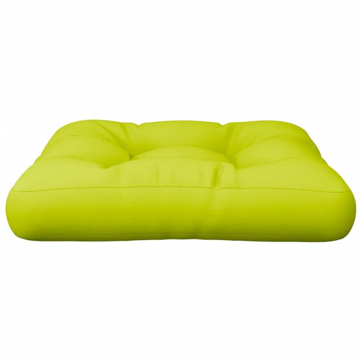 VIDAXL Coussin de palette vert vif 58x58x10 cm tissu