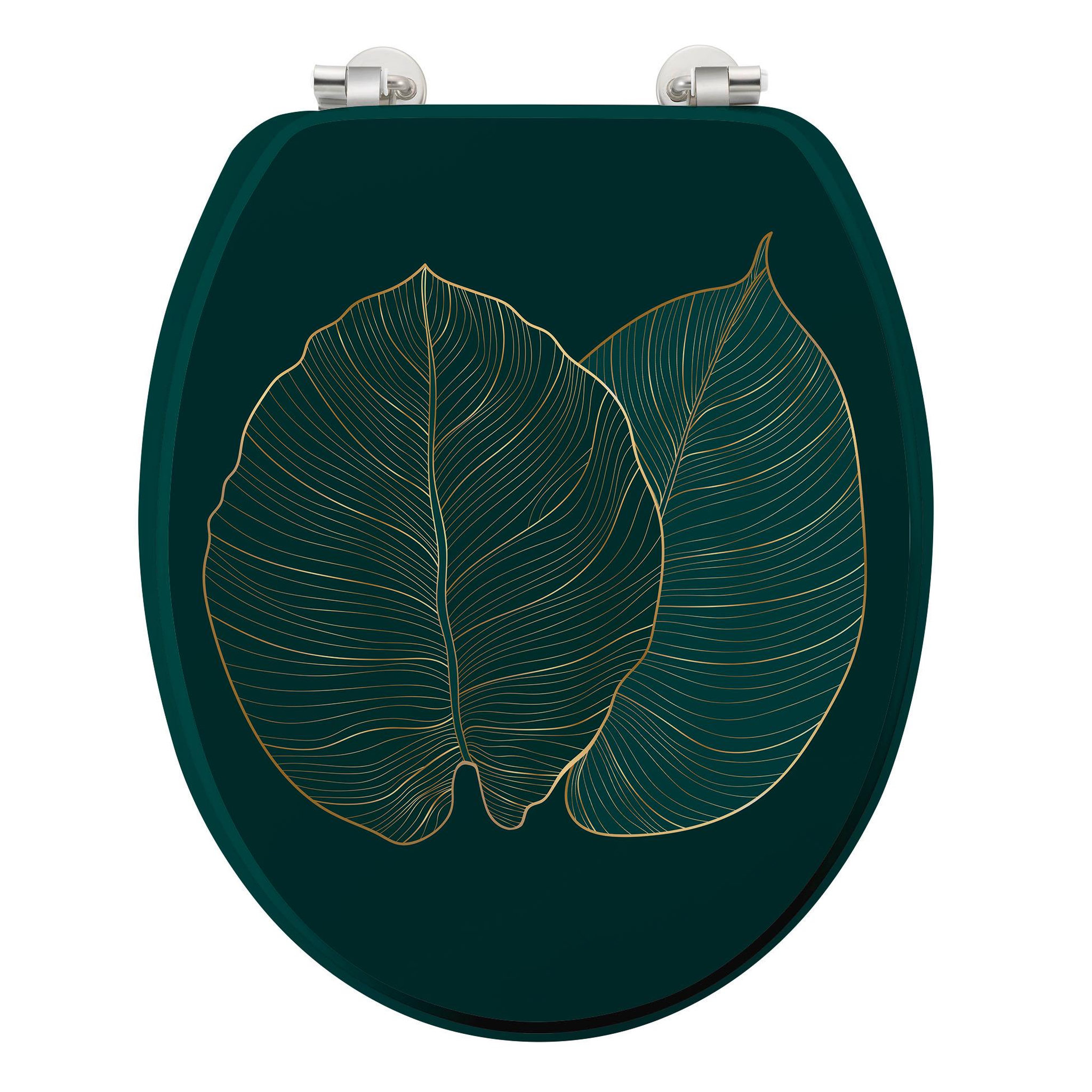Eden Abattant wc feuille de jade design et moderne