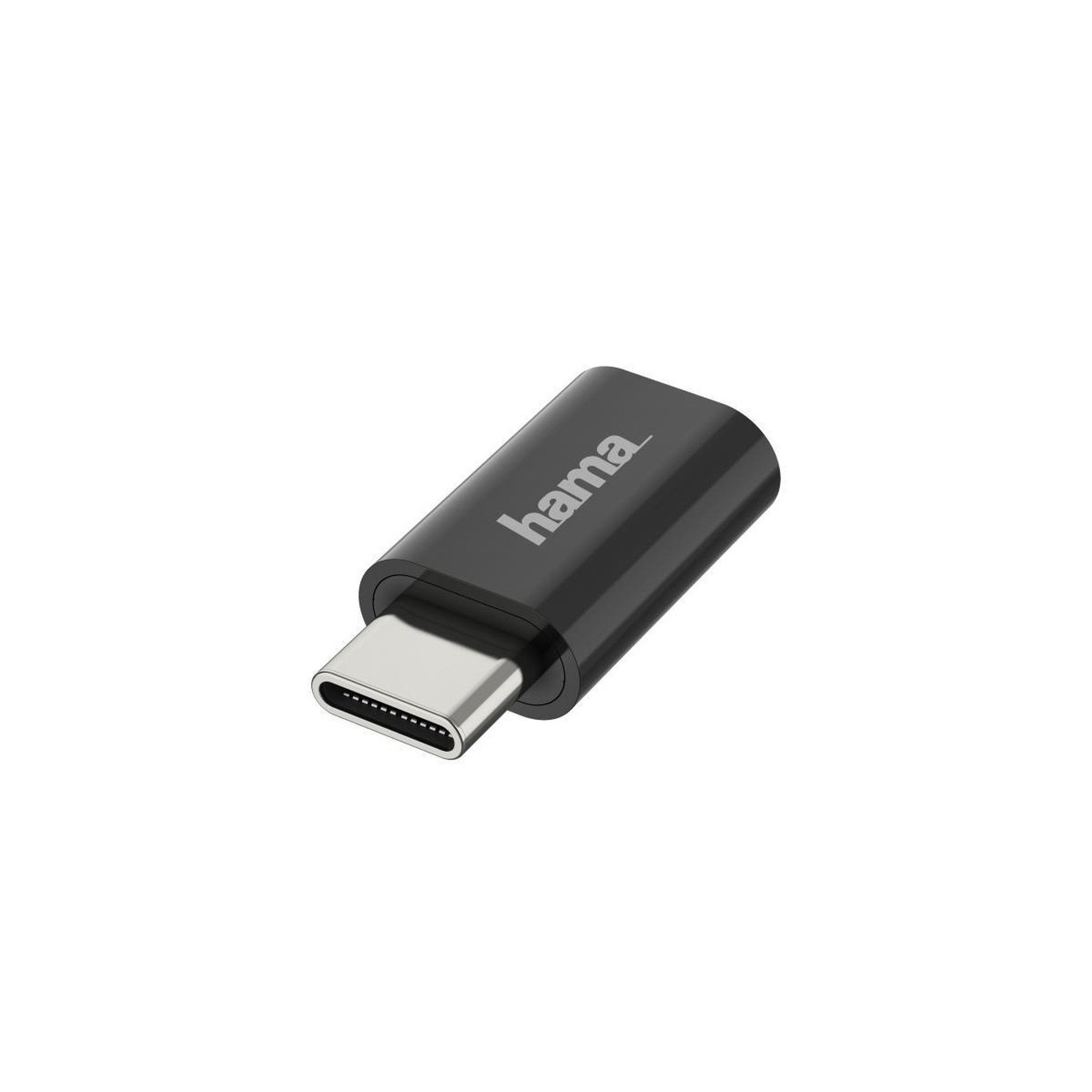 Hama Hama 00200310 changeur de genre de câble Micro USB USB-C Noir