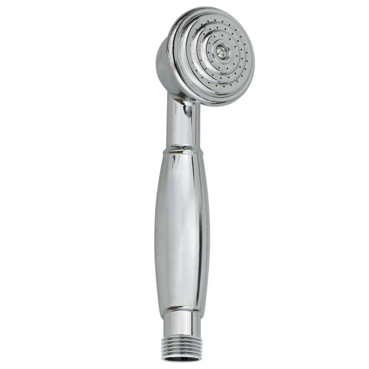 VIDAXL Robinet de baignoire a 2 poignees et deviateur de douche Chrome