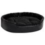 Voir la diapositive 2 : VIDAXL Lit pour chiens Noir 90x79x20 cm Peluche et similicuir