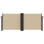 Voir la diapositive 3 : VIDAXL Auvent lateral retractable beige 100x600 cm