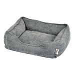 Paris Prix Panier pour Chien & Chat en Velours  Granit  55cm Gris