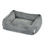 Voir la diapositive 1 : Paris Prix Panier pour Chien & Chat en Velours  Granit  55cm Gris