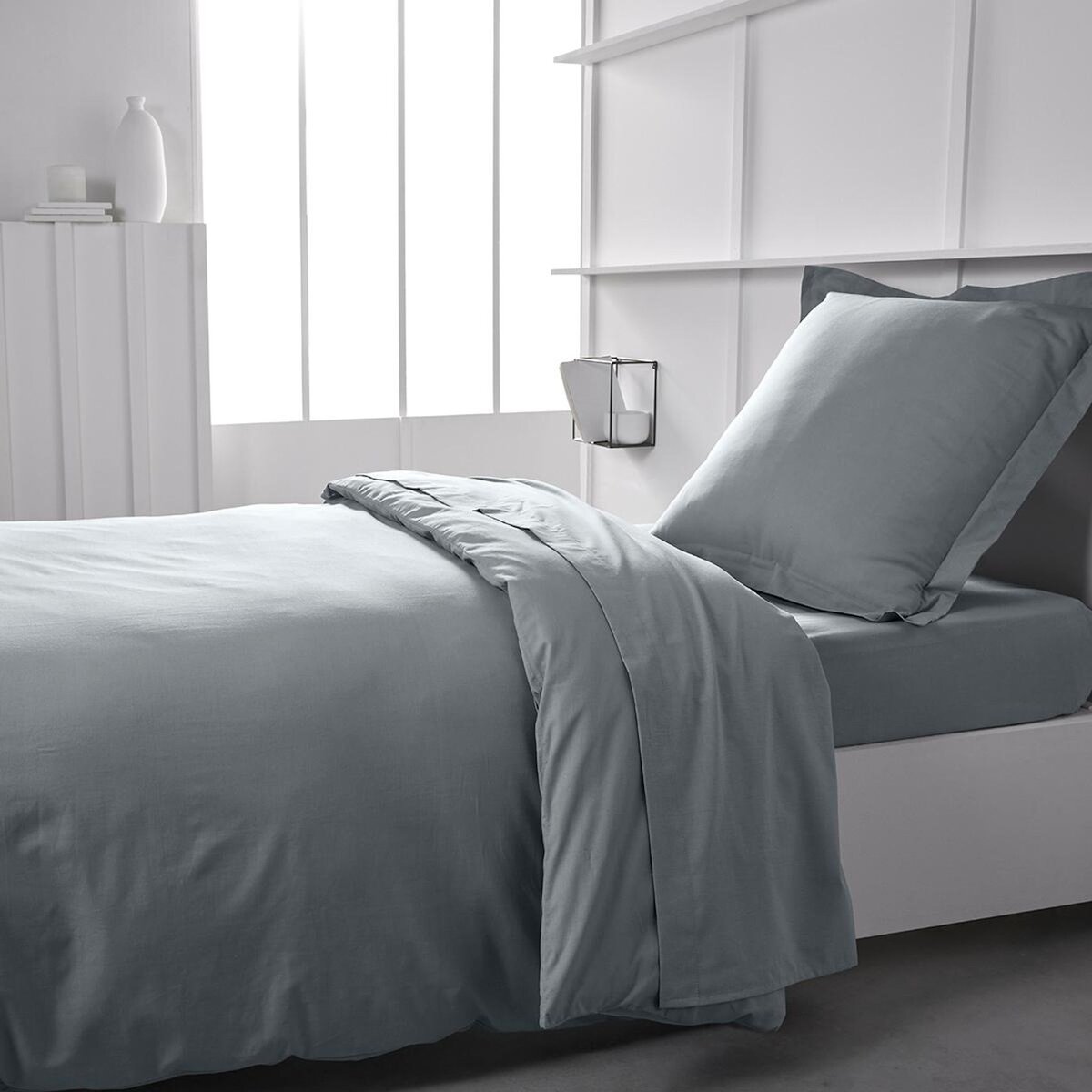 TODAY Drap housse uni en jersey coton ESSENTIAL 