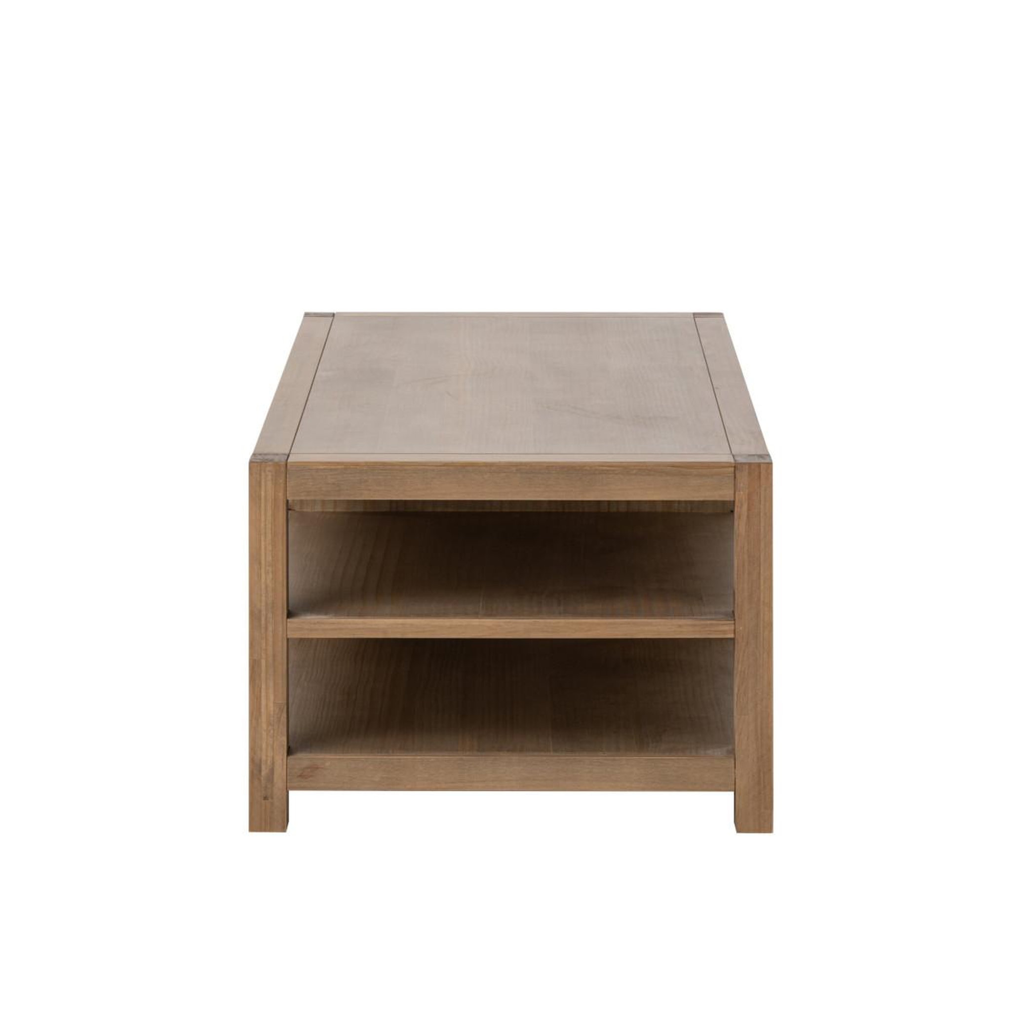 Voir la diapositive 5 : J-LINE Table basse en bois  blois  120cm naturel