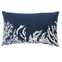 Voir la diapositive 1 : Paris Prix Coussin Déco Imprimé  Azur  30x50cm Bleu Marine