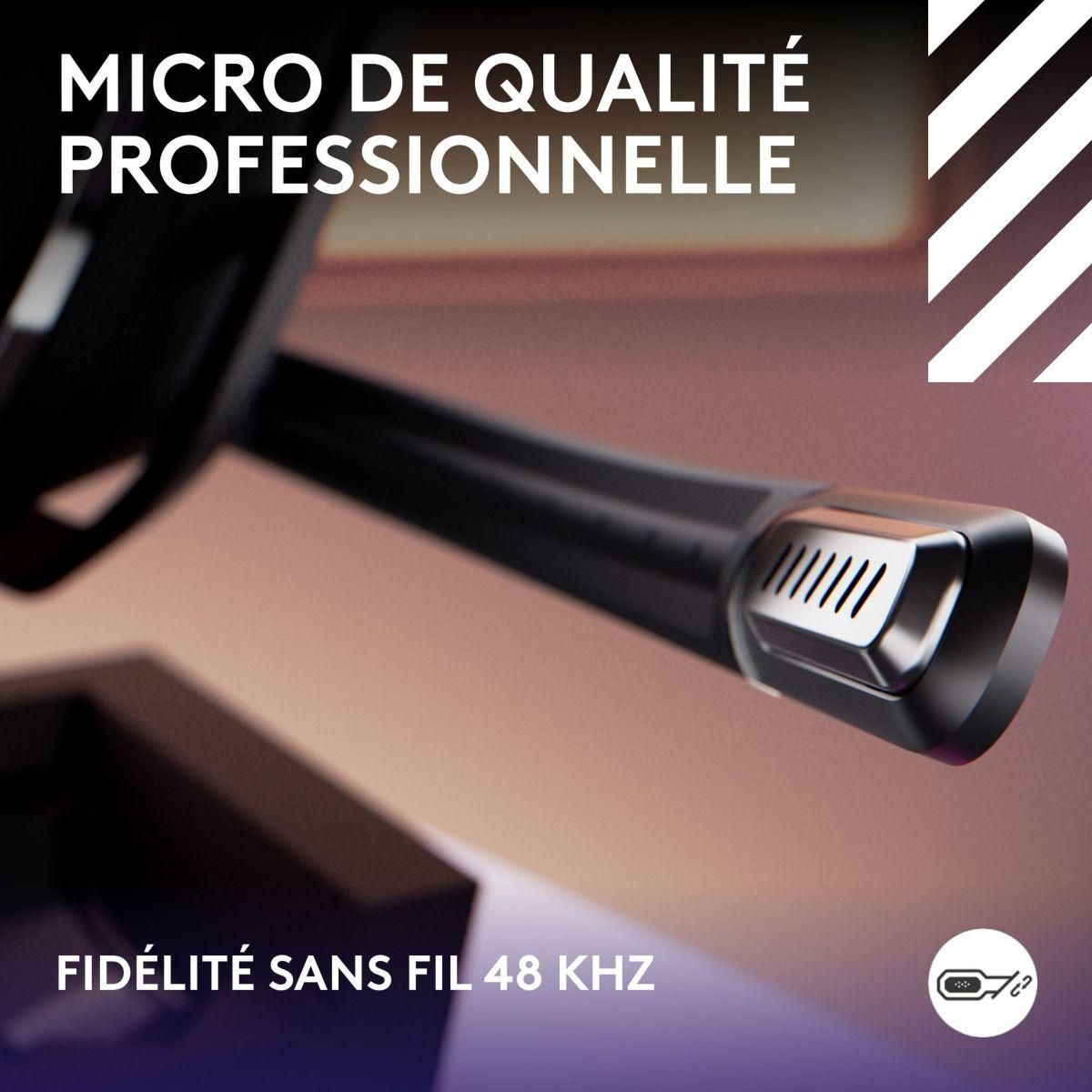 Logitech Casque gamer G Astro A50  LIGHTSPEED Noir