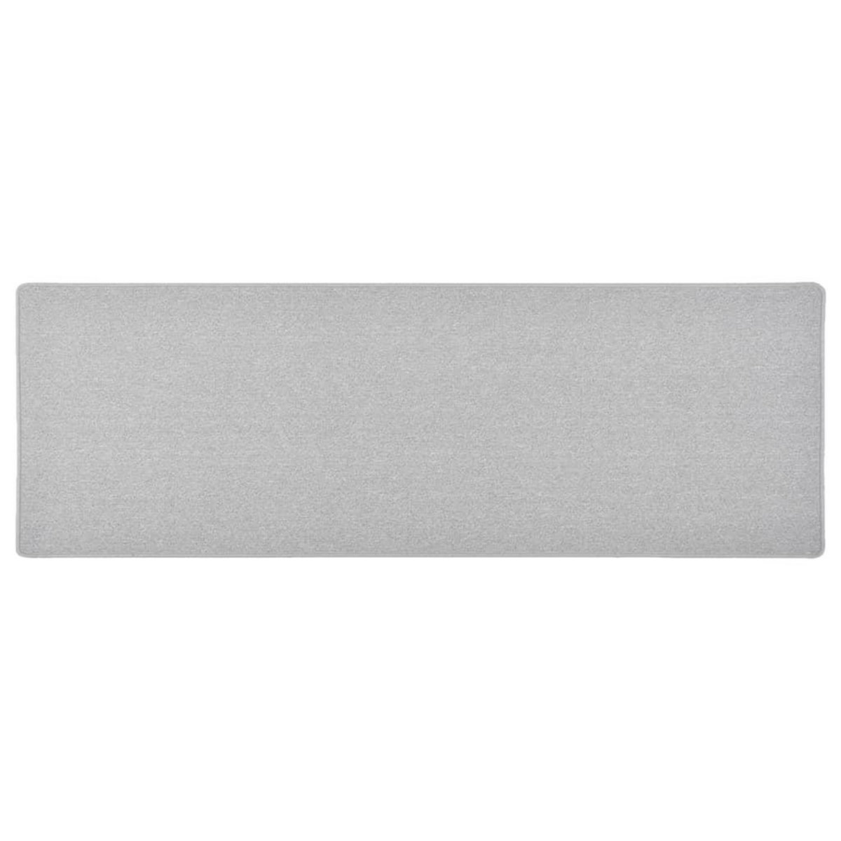 VIDAXL Tapis de couloir Gris clair 50x150 cm