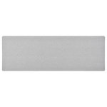 VIDAXL Tapis de couloir Gris clair 50x150 cm