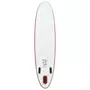 VIDAXL Stand Up Paddle Planche a rame Rouge et blanc