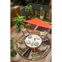 JARDILINE Table de jardin - 6 places - Aluminium - Blanc - CAPRI