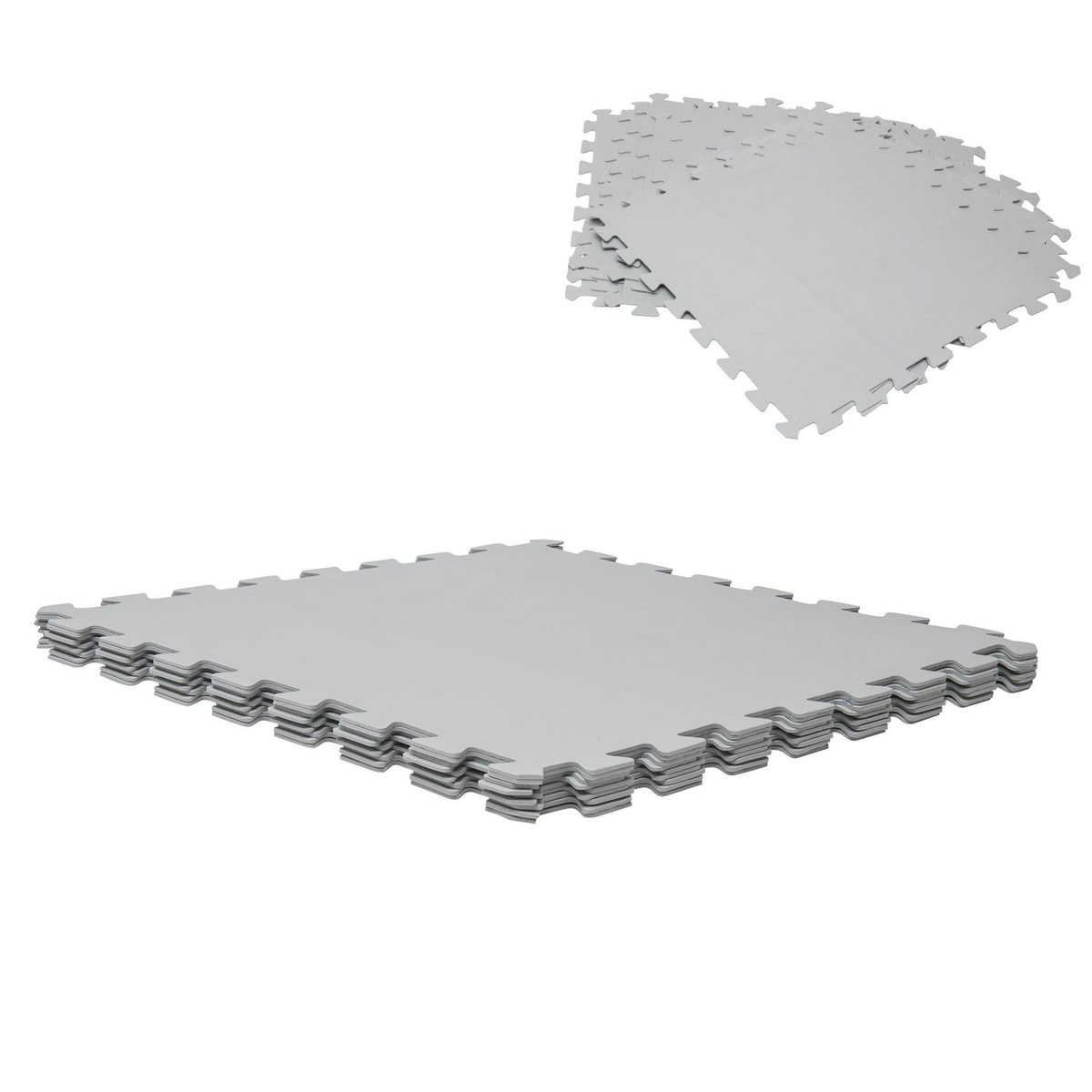 WERKAPRO Dalle pour piscine grise  50x50cm  3mm épaisseur  9 pièces WERKA PRO