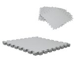 WERKAPRO Dalle pour piscine grise  50x50cm  3mm épaisseur  9 pièces WERKA PRO