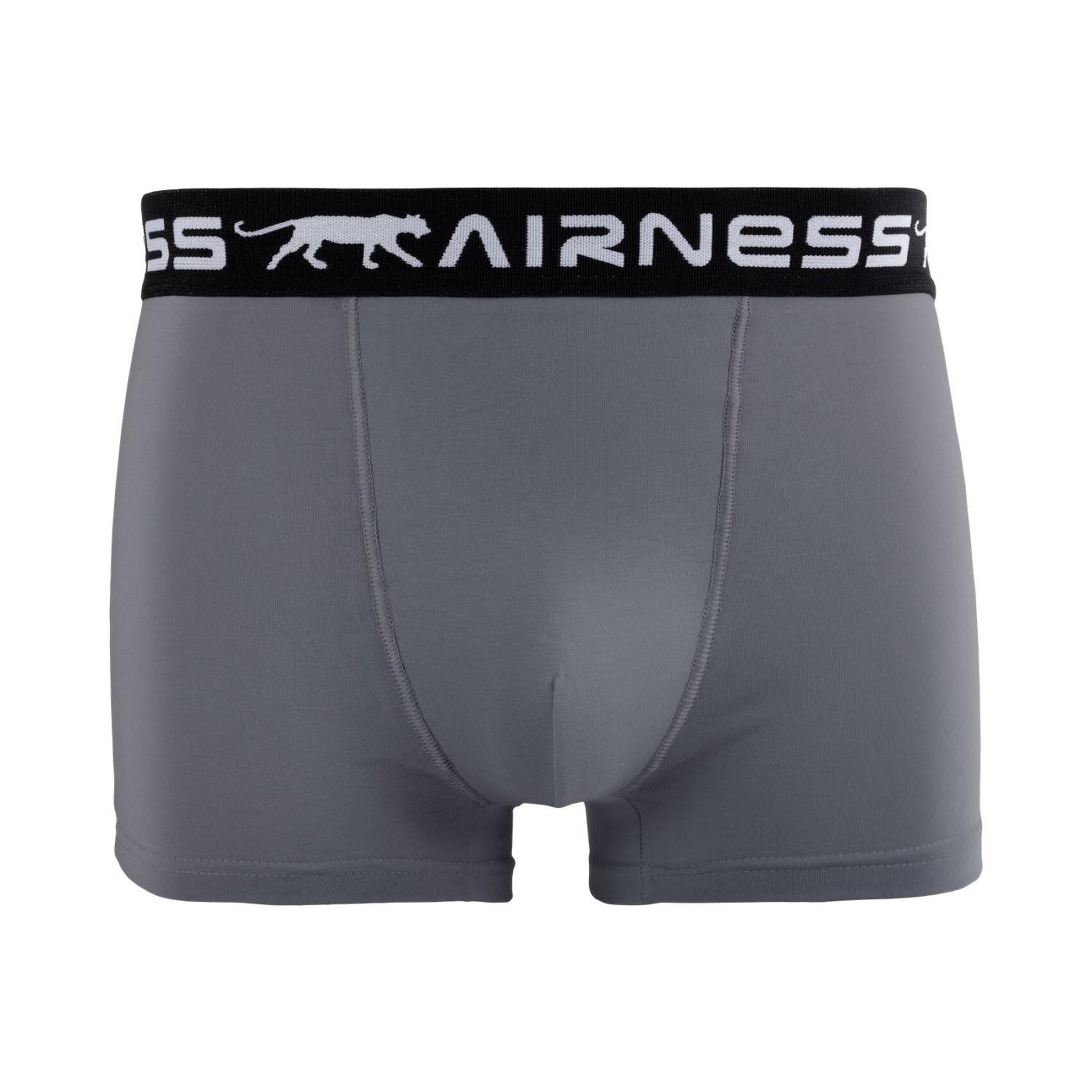 Voir la diapositive 6 : Airness Lot de 5 boxers homme en coton ceinture colorée starter